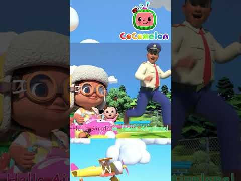 Hello Airplane Song #Shorts | CoComelon Nursery Rhymes and Kids Songs